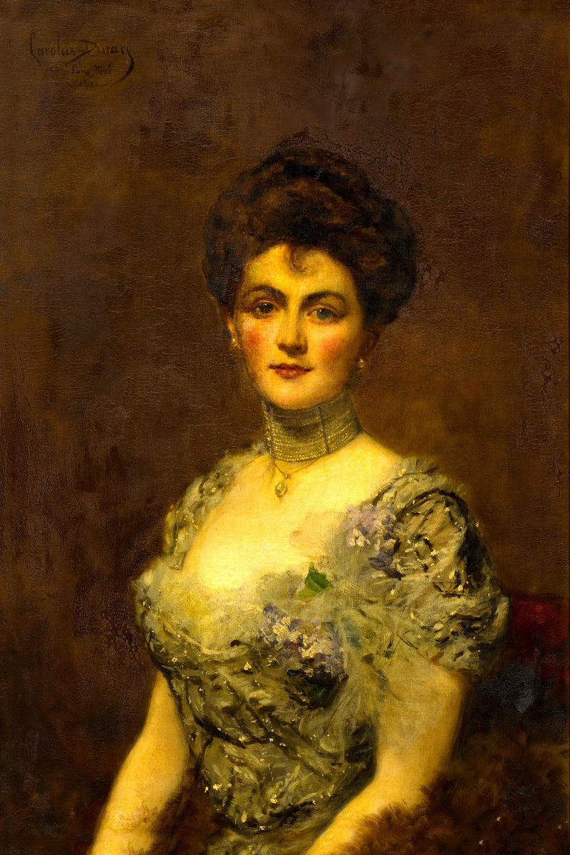 Carolus-Duran Print, Portrait of a Woman (1900) — unframed