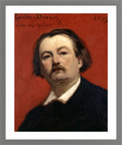 Carolus-Duran Print, Portrait of Gustave Doré (1877) — light grey frame