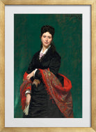 Carolus-Duran Print, Portrait of Madame Marie Clerc (1874) — gold frame