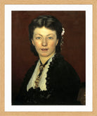 Carolus-Duran Print, Portrait of Mrs Adolphe Neyt (1871) — oak frame