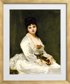 Carolus-Duran Print, Portrait of Mrs Henri Fouquier (1876) — gold frame