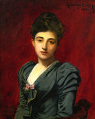 Carolus-Duran Print, Portrait of the Countess Lily de Roussy de Sales (1888) — unframed