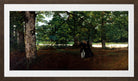 Carolus-Duran Print, Promenade in the Woods (1861) — brown frame