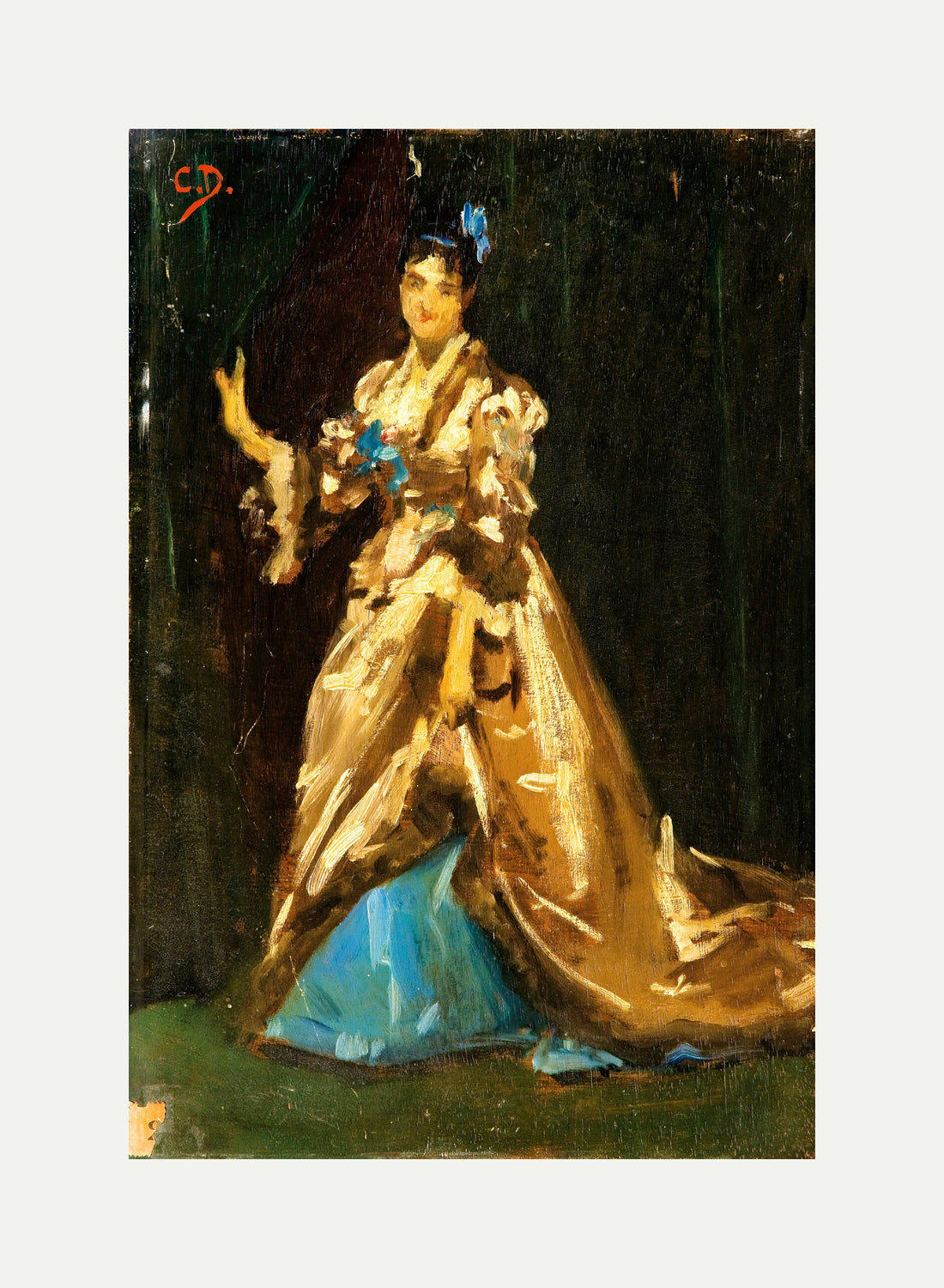 Carolus-Duran Print, Sketch for the Portrait of Mrs Feydeau — rolled canvas