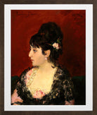 Carolus-Duran Print, Spanish Woman (1876) — brown frame
