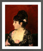 Carolus-Duran Print, Spanish Woman (1876) — dark grey frame