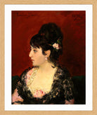 Carolus-Duran Print, Spanish Woman (1876) — oak frame