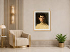 Carolus-Duran Print, Study of a Male Head (1885) — art deco roomset