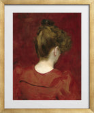 Carolus-Duran Print, Study of Lilia (1887) — gold frame