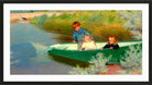 Charles Courtney Curran Print, Great Expectations (1897) in a black frame