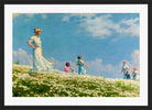 Charles Courtney Curran Print, Summer (1906) in a black frame