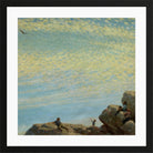 Charles Courtney Curran Print, The Hawk (1909) in a black frame