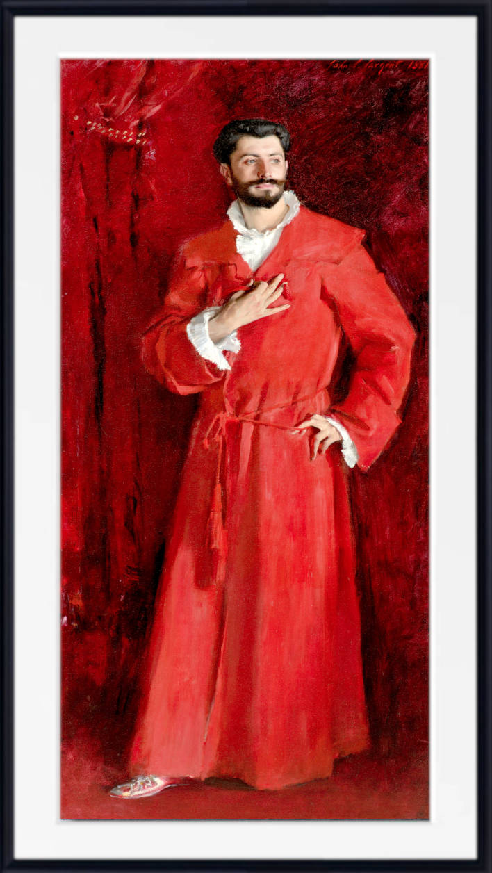 John Singer Sargent Fine Art Print, Dr Pozzi at Home