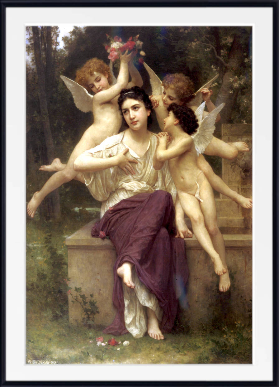 William-Adolphe Bouguereau, Fine Art Print : Dream of Spring