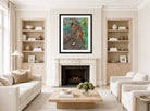 Edgar Degas Print, Harlequin (1885) displayed in a Scandinavian living room