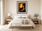 Edgar Degas Print, Joseph-Henri Altès (1826–1895) (1868) displayed above a bed