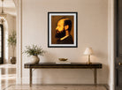 Edgar Degas Print, Joseph-Henri Altès (1826–1895) (1868) displayed above a console table