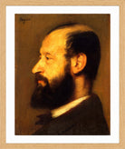 Edgar Degas Print, Joseph-Henri Altès (1826–1895) (1868) in a light oak frame