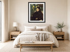 Edgar Degas Print, Mademoiselle Malo (c displayed above a bed