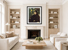 Edgar Degas Print, Mademoiselle Malo (c displayed in a Scandinavian living room
