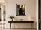 Edgar Degas Print, Mary Cassatt (c displayed above a console table