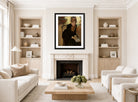 Edgar Degas Print, Mary Cassatt (c displayed in a Scandinavian living room