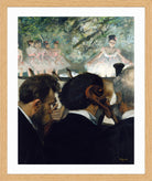 Edgar Degas Print, Orchestra Musicians (1872) in a light oak frame