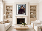 Edgar Degas Print, Portrait of a Woman (1877) displayed in a Scandinavian living room