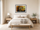 Edgar Degas Print, Portrait of Estelle Musson Degas (1872) displayed above a bed