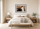 Edgar Degas Print, Portrait of Mlle. Hortense Valpinçon (c displayed above a bed