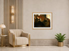 Edgar Degas Print, Portrait of Mme displayed in an Art Deco interior