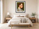 Edgar Degas Print, Portrait of Paul Valpinçon (c displayed above a bed