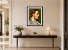 Edgar Degas Print, Portrait of Paul Valpinçon (c displayed above a console table