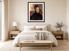 Edgar Degas Print, Stefanina Primicile Carafa, Marchioness of Cicerale and Duchess of Montejasi (c displayed above a bed