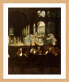 Edgar Degas Print, The Ballet from ‘Robert le Diable’ (1871) in a light oak frame