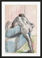 Edgar Degas Print, The Bath (1892–1895) in a black frame