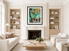 Edgar Degas Print, The Dancers (1898) displayed in a Scandinavian living room
