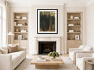 Edgar Degas Print, Two Men (ca displayed in a Scandinavian living room