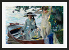 Edward Cucuel Print, Après le bain (1911-12) in a black frame
