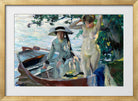 Edward Cucuel Print, Après le bain (1911-12) in a gold frame