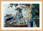 Edward Cucuel Print, Après le bain (1911-12) in an oak frame