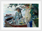 Edward Cucuel Print, Après le bain (1911-12) in a white frame