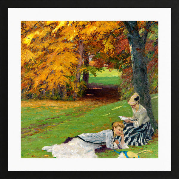 Beautiful autumn afternoon (1915) – Edward Cucuel Print