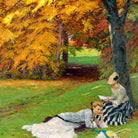 Edward Cucuel Print, Beautiful autumn afternoon (1915) as an unframed print