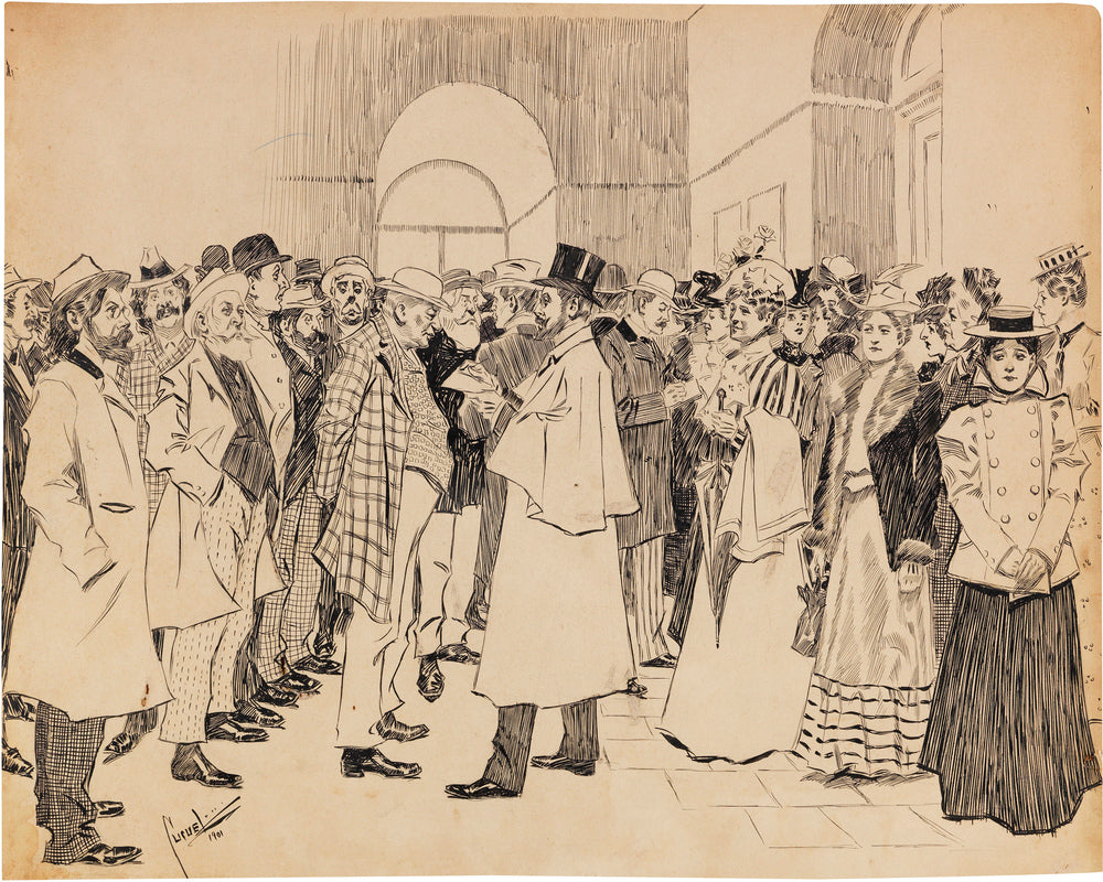 Edward Cucuel Print, Dresdener Kunstausstellung (1901) as an unframed print