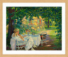 Edward Cucuel Print, In the shade (1920) in an oak frame