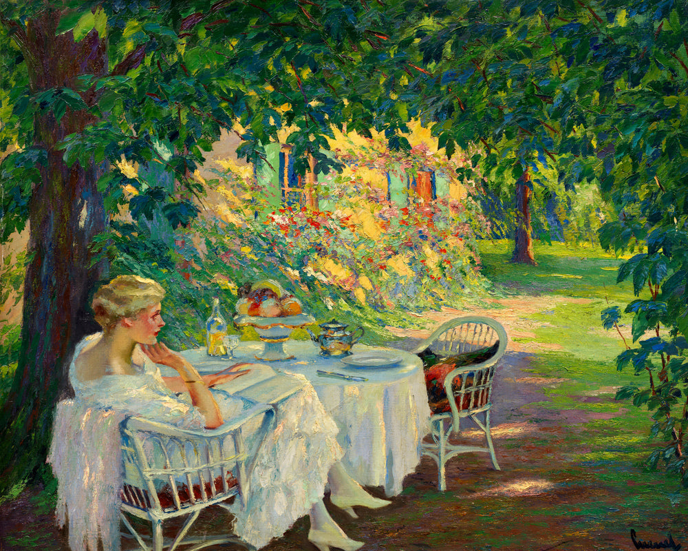 Edward Cucuel Print, In the shade (1920) as an unframed print