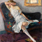 Edward Cucuel Print, Shy (1922) as an unframed print