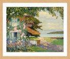 Edward Cucuel Print, Spring Garden in Starnberg (1920) in an oak frame