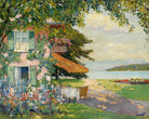 Edward Cucuel Print, Spring Garden in Starnberg (1920) as an unframed print
